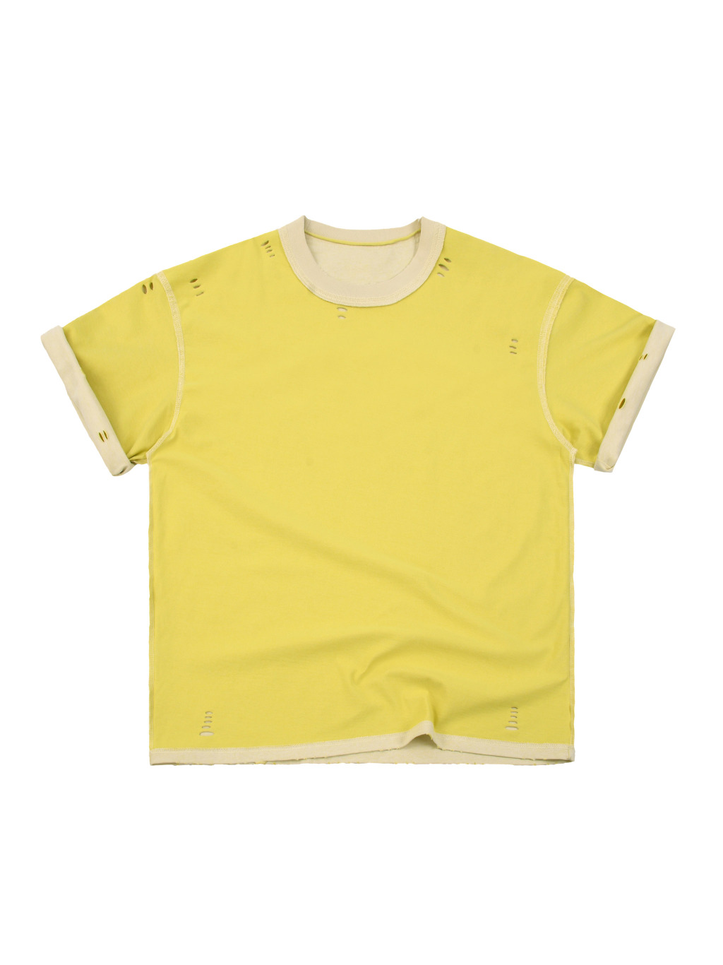 Reversible Hand-Frayed T-Shirt – Vintage Streetwear | Tapstitch-3